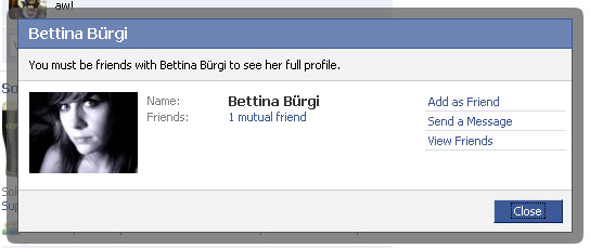 Facebook-Style Modal Box Using MooTools
