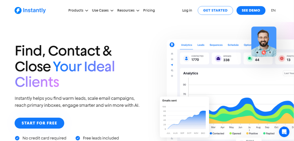 Instantly - AI lead generation tool
