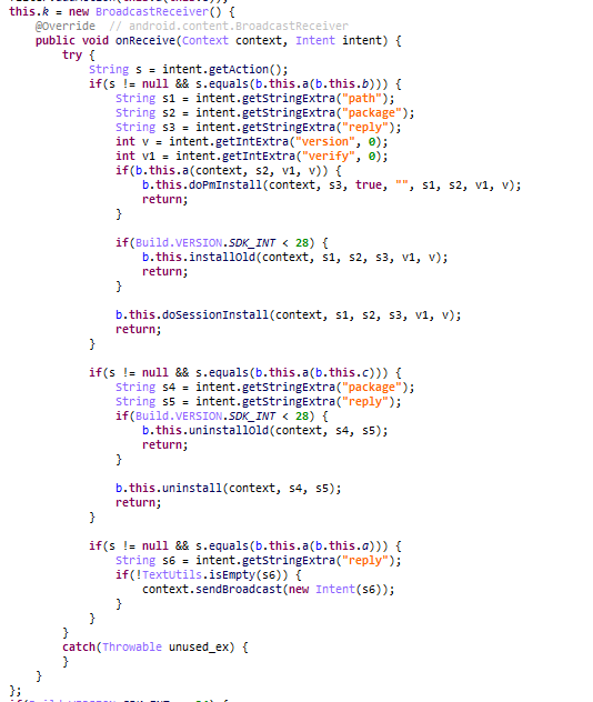 Malicious receiver