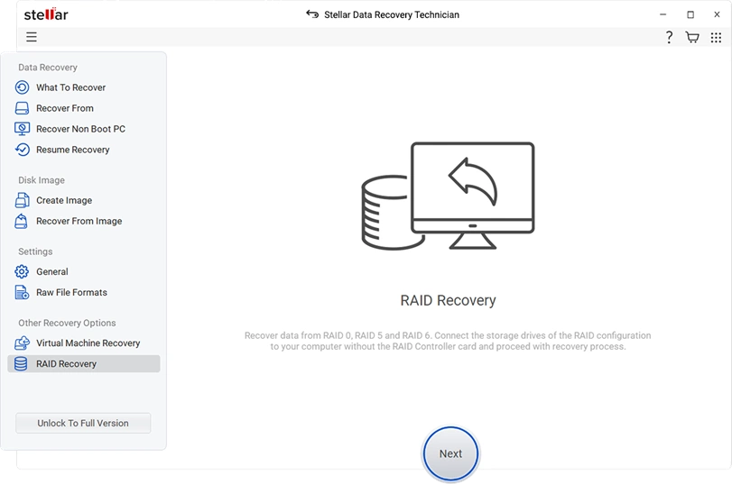 Stellar Data Recovery Technician software