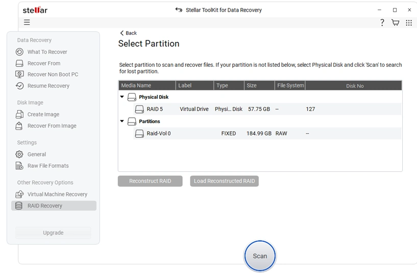 Stellar Data Recovery Technician software