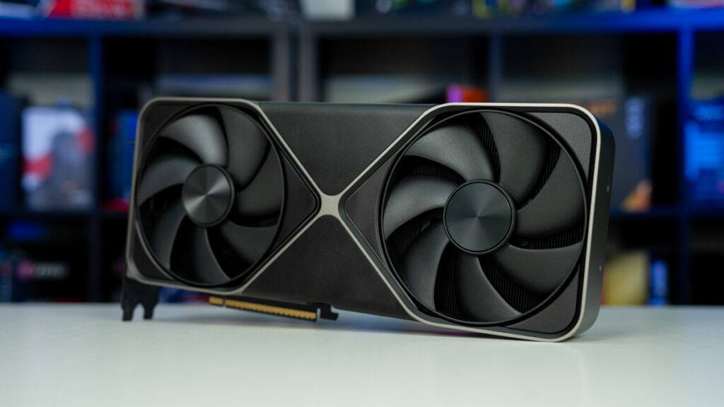 RTX 5080 graphics card front fans, image by PC Guide
