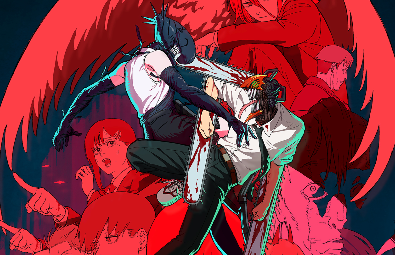 chainsaw man movie poster art