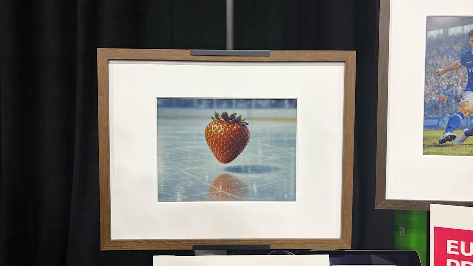 The Fraimic art display at CES